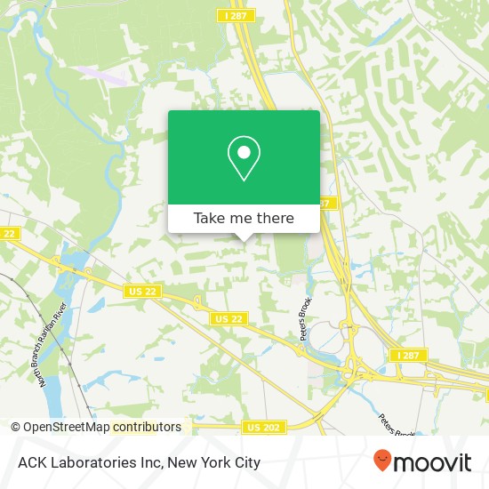 ACK Laboratories Inc map