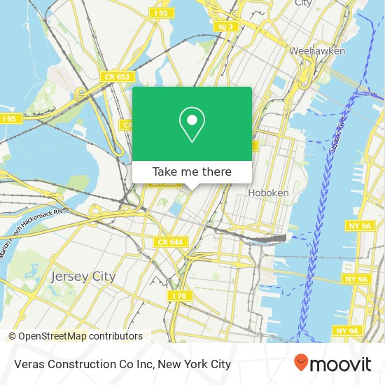Veras Construction Co Inc map