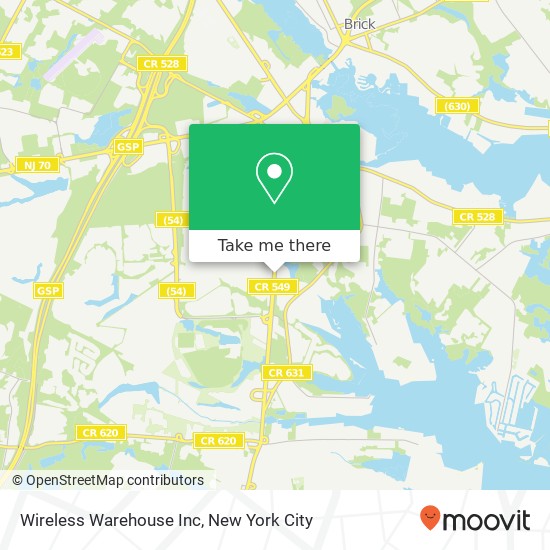 Wireless Warehouse Inc map