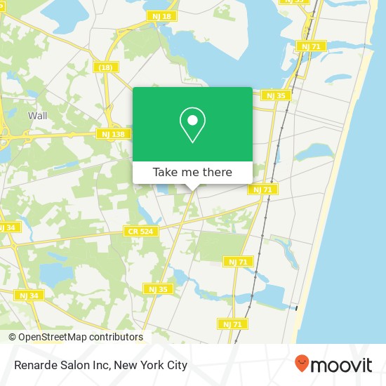 Renarde Salon Inc map