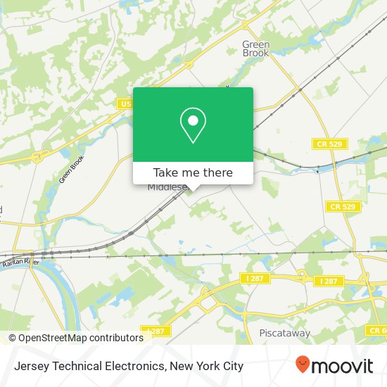 Jersey Technical Electronics map