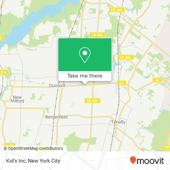 Kid's Inc map