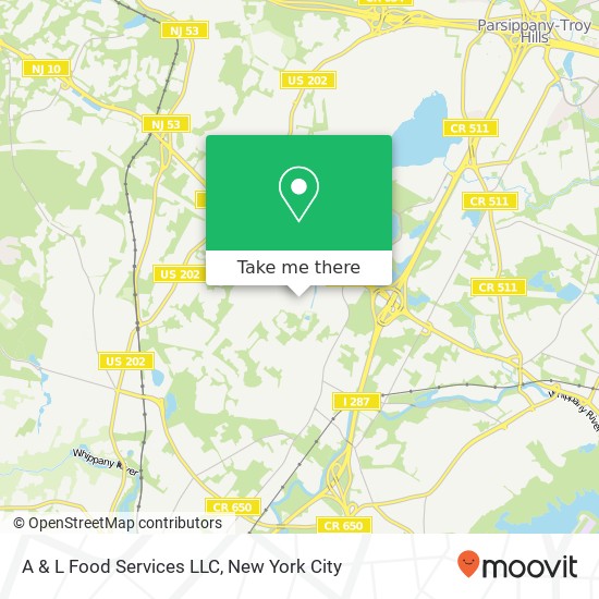 Mapa de A & L Food Services LLC