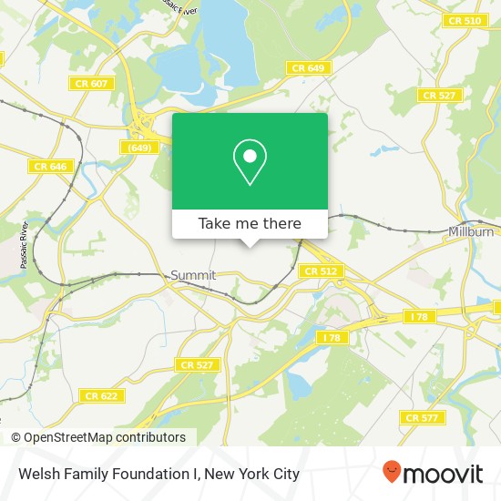 Mapa de Welsh Family Foundation I