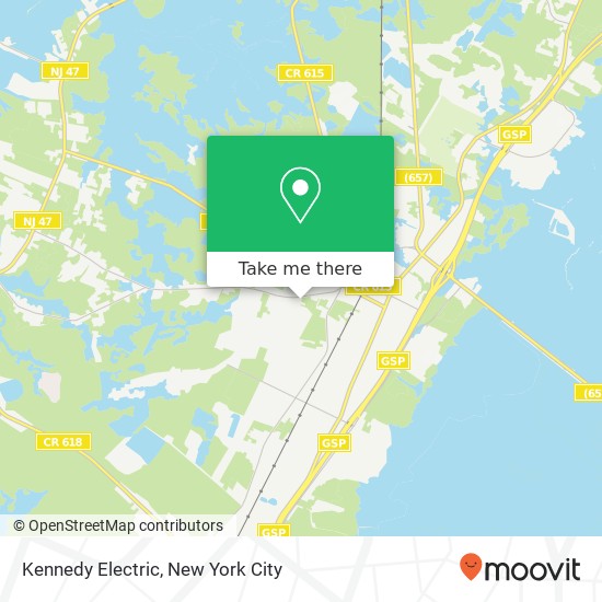 Mapa de Kennedy Electric