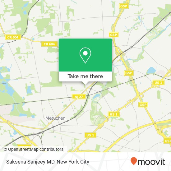Saksena Sanjeey MD map
