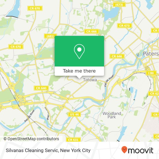 Mapa de Silvanas Cleaning Servic