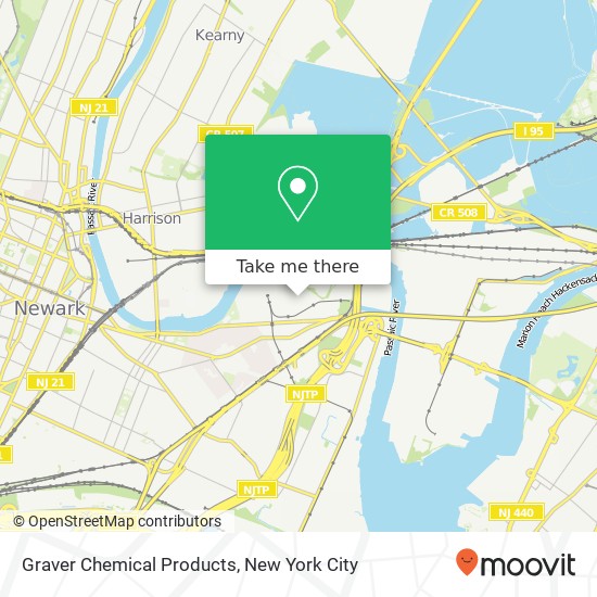 Graver Chemical Products map