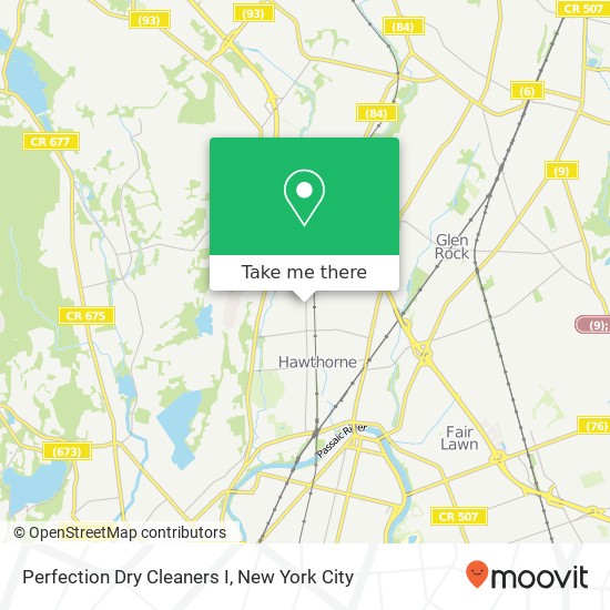Mapa de Perfection Dry Cleaners I