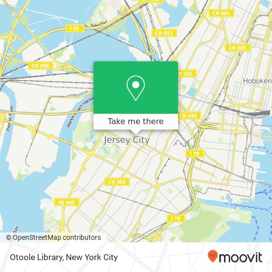 Mapa de Otoole Library