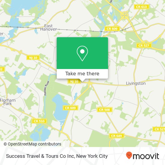 Success Travel & Tours Co Inc map