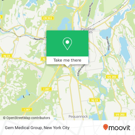 Mapa de Gem Medical Group