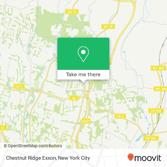 Chestnut Ridge Exxon map