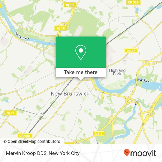 Mervin Kroop DDS map