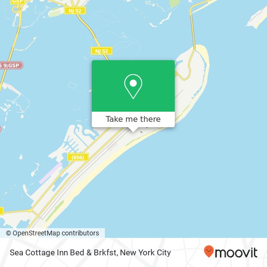 Mapa de Sea Cottage Inn Bed & Brkfst