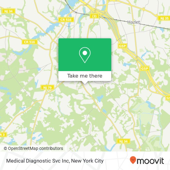 Medical Diagnostic Svc Inc map