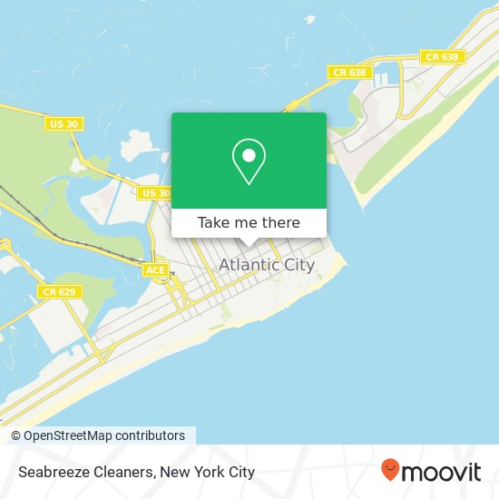 Seabreeze Cleaners map