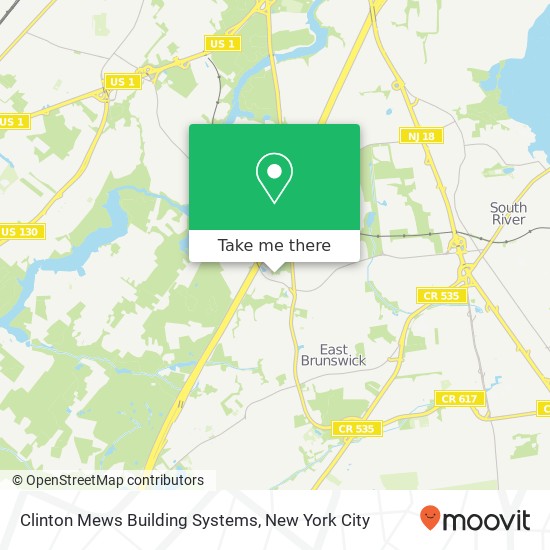 Mapa de Clinton Mews Building Systems