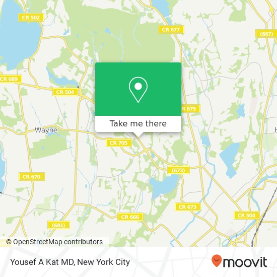 Yousef A Kat MD map