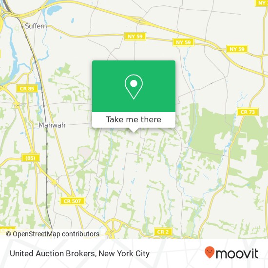 United Auction Brokers map