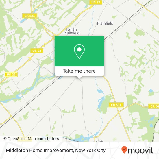 Middleton Home Improvement map