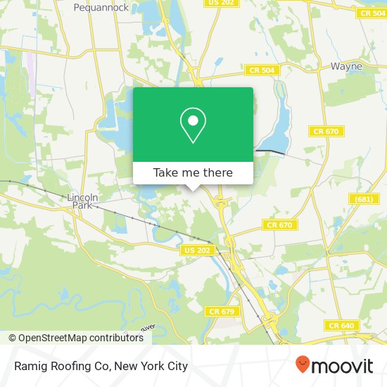 Ramig Roofing Co map