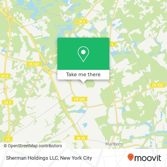 Mapa de Sherman Holdings LLC