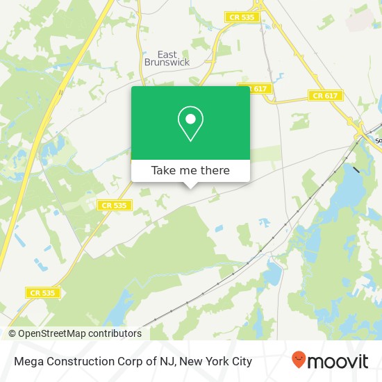 Mega Construction Corp of NJ map