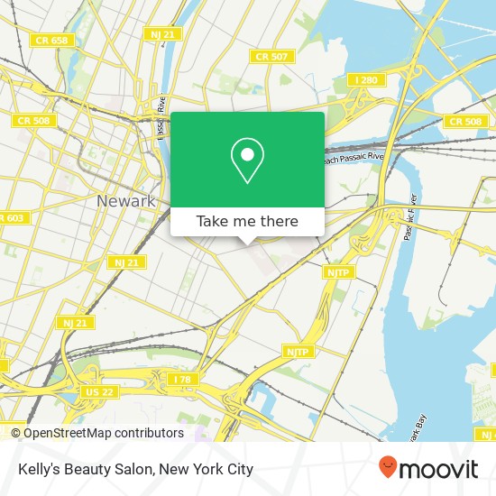 Mapa de Kelly's Beauty Salon