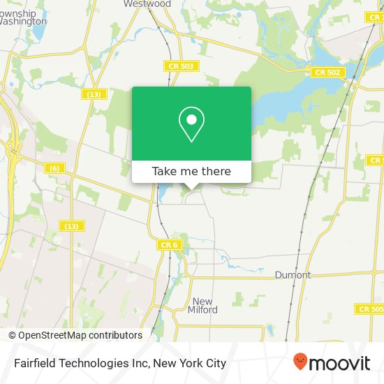 Fairfield Technologies Inc map