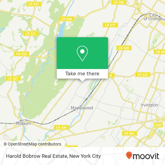 Harold Bobrow Real Estate map