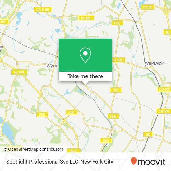Spotlight Professional Svc LLC map