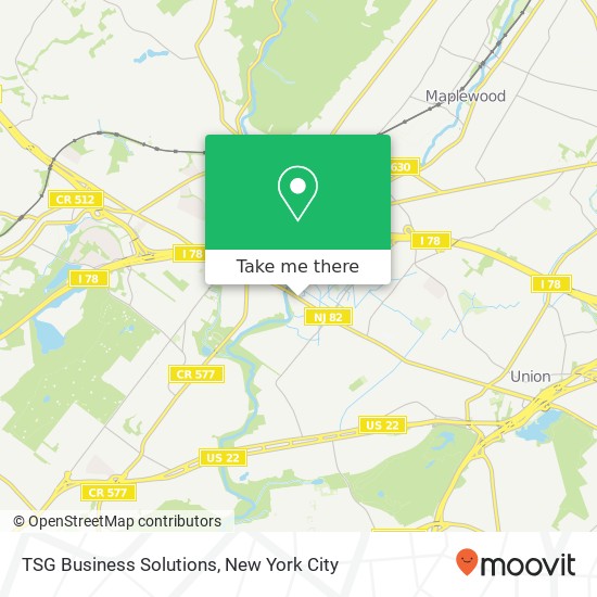Mapa de TSG Business Solutions