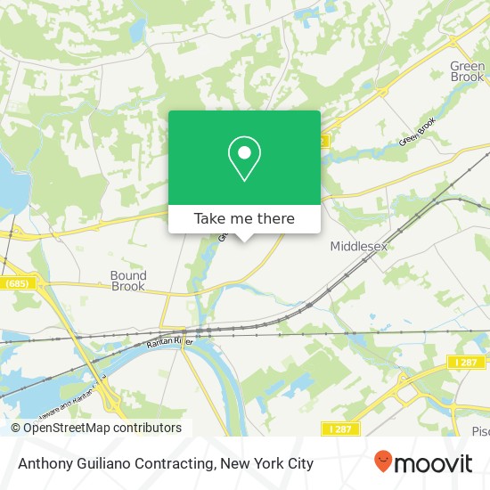 Anthony Guiliano Contracting map