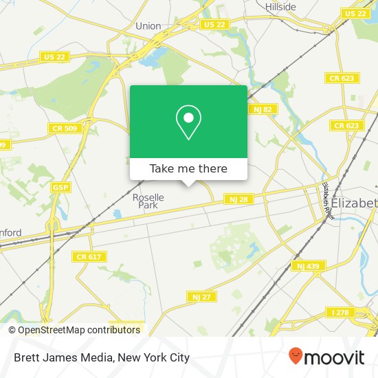 Brett James Media map