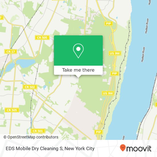 EDS Mobile Dry Cleaning S map