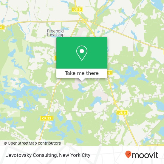 Jevotovsky Consulting map