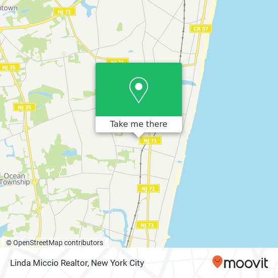 Linda Miccio Realtor map