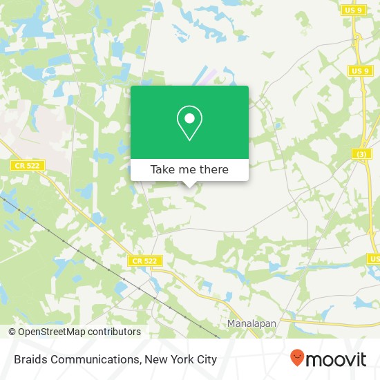 Braids Communications map