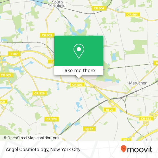 Angel Cosmetology map