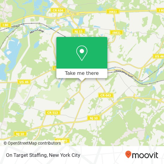 On Target Staffing map