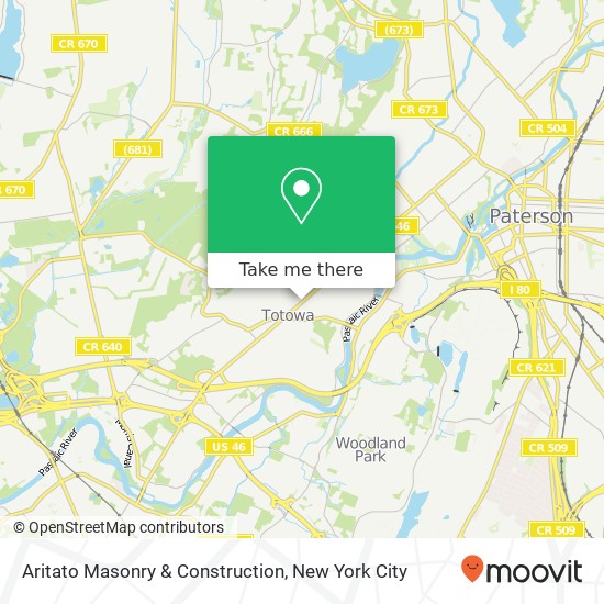 Mapa de Aritato Masonry & Construction