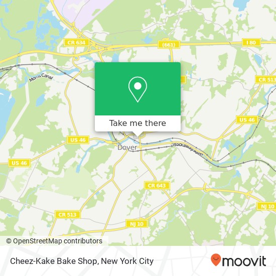 Cheez-Kake Bake Shop map