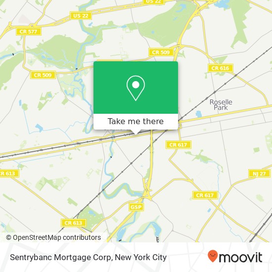 Mapa de Sentrybanc Mortgage Corp