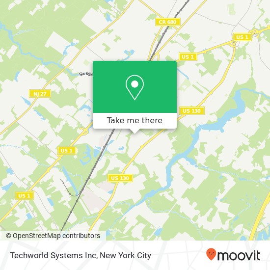 Mapa de Techworld Systems Inc