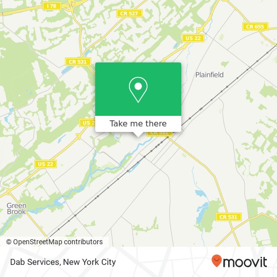 Dab Services map