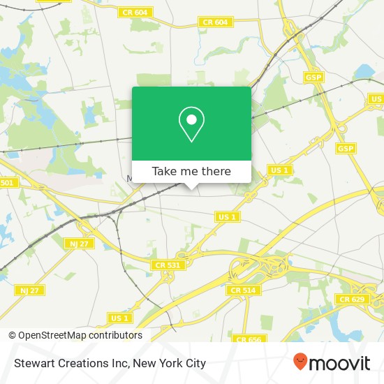 Mapa de Stewart Creations Inc