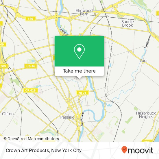 Crown Art Products map