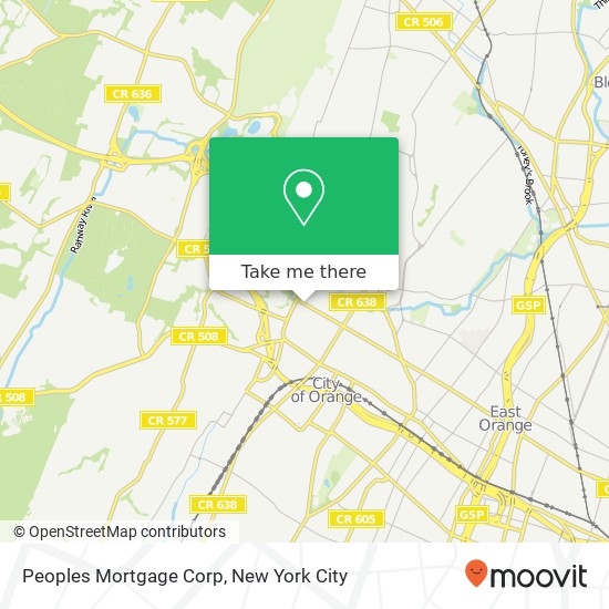 Peoples Mortgage Corp map