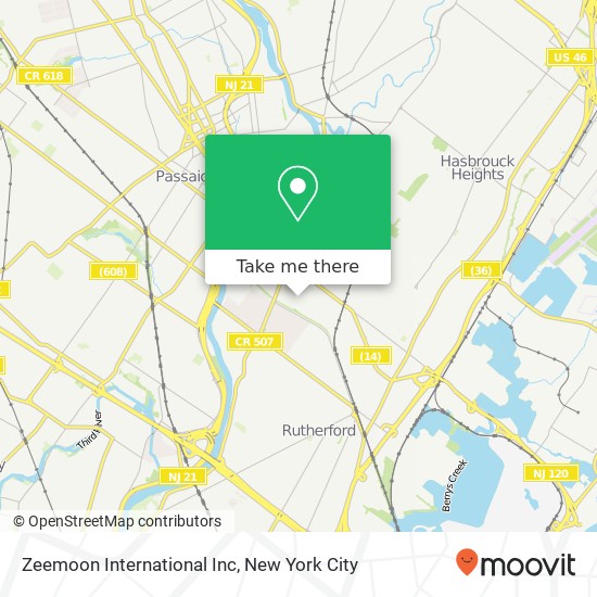 Mapa de Zeemoon International Inc